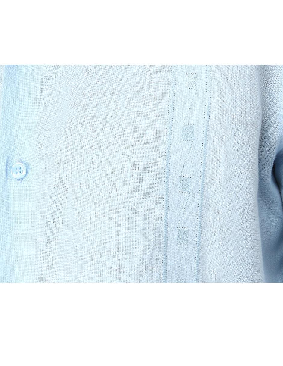 Guayabera manga larga para hombre 3