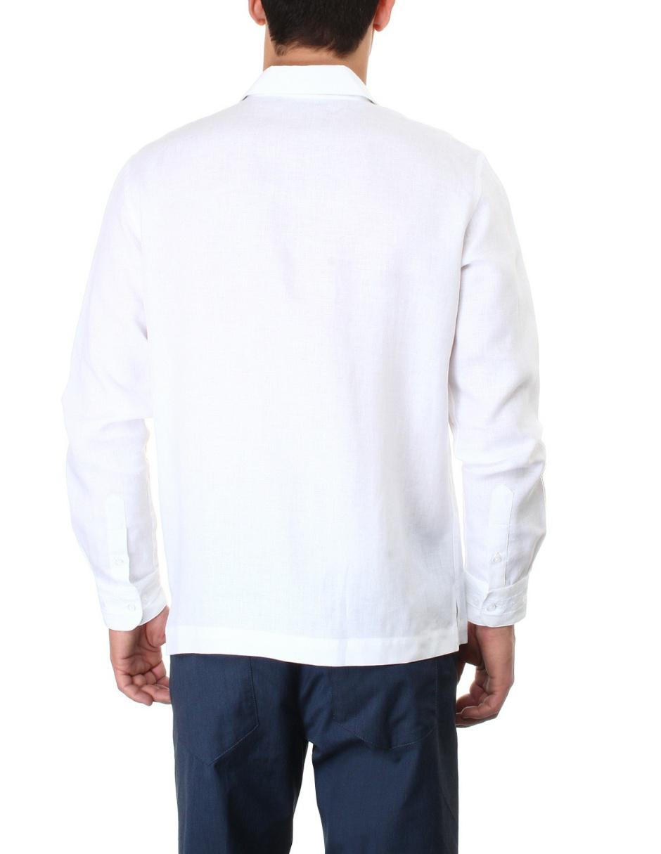 GUAYABERA ÁBITO 1709 M/L L, CH, BLANCO