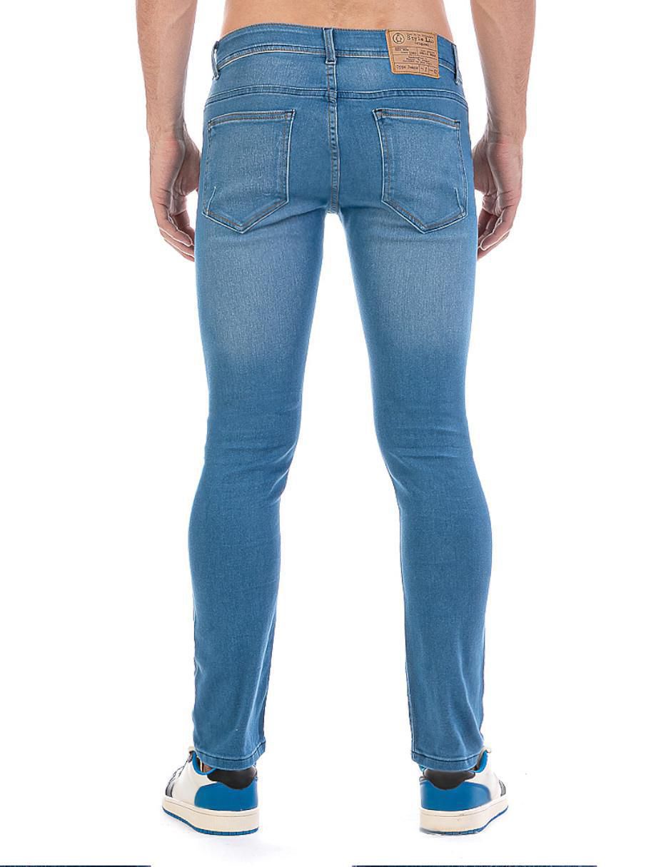 Jeans skinny Opp's Jeans 201001-dc028 lavado claro para hombre