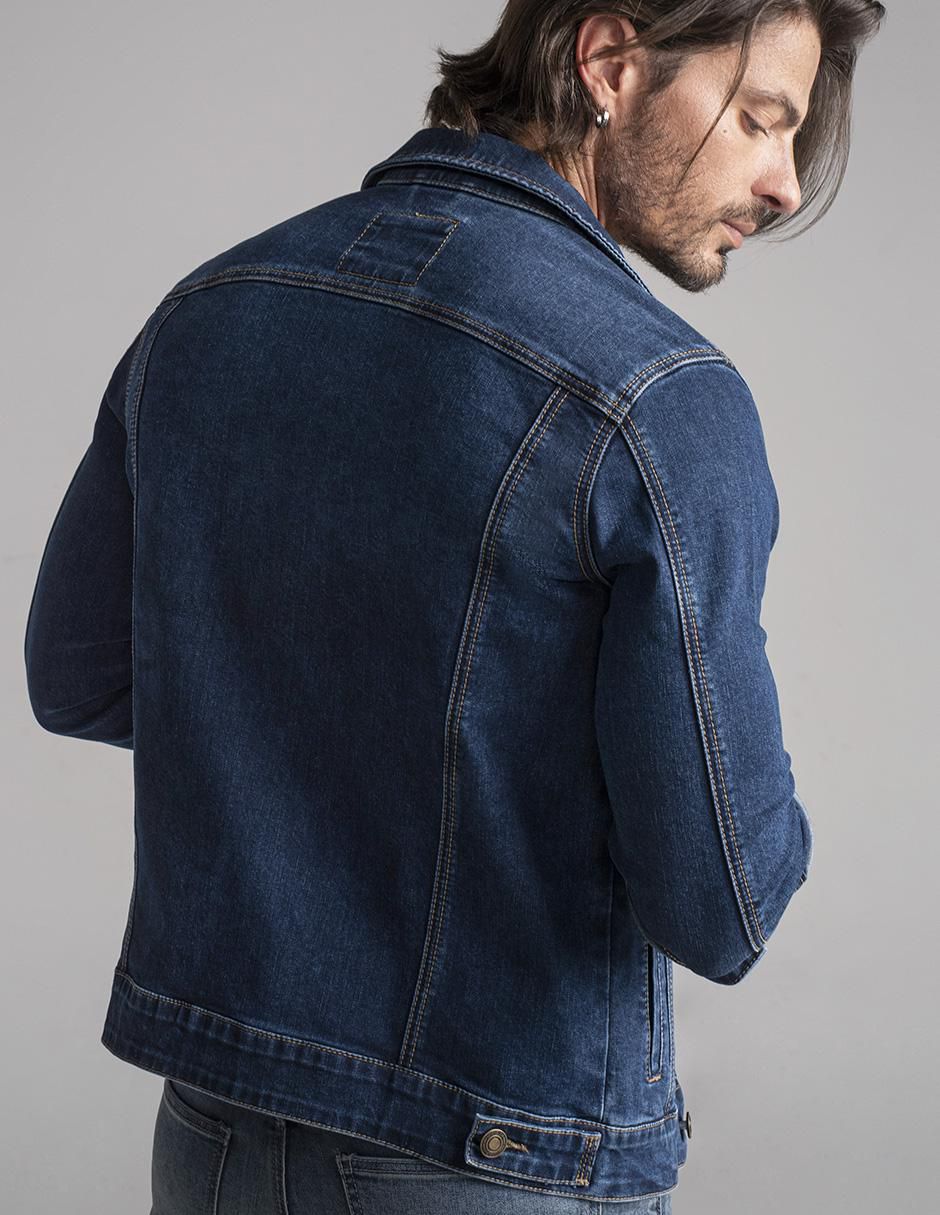 Chamarra casual de mezclilla para hombre 3