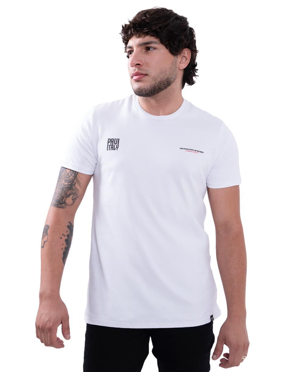 Playera cuello redondo para hombre