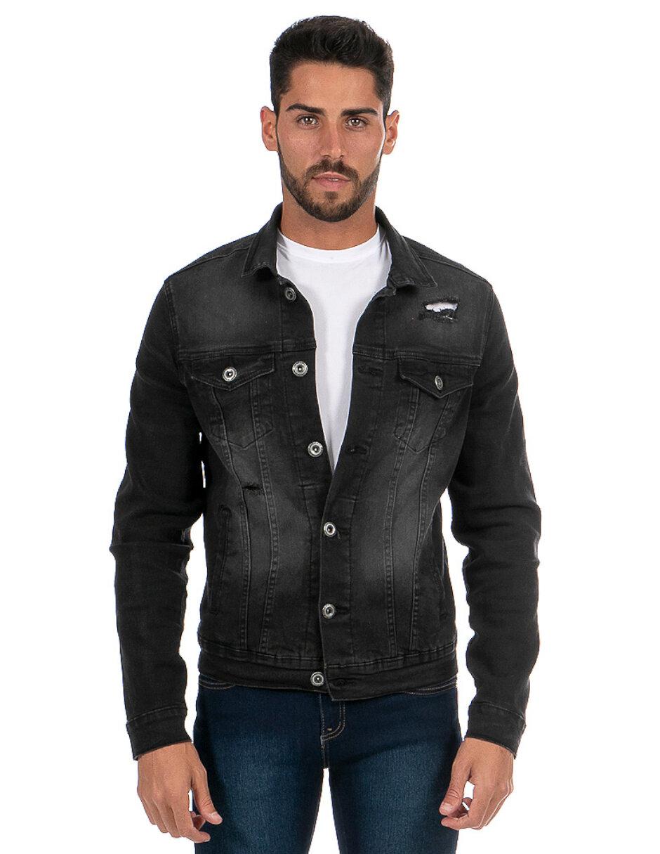 Chamarra con bolsillos para hombre 1