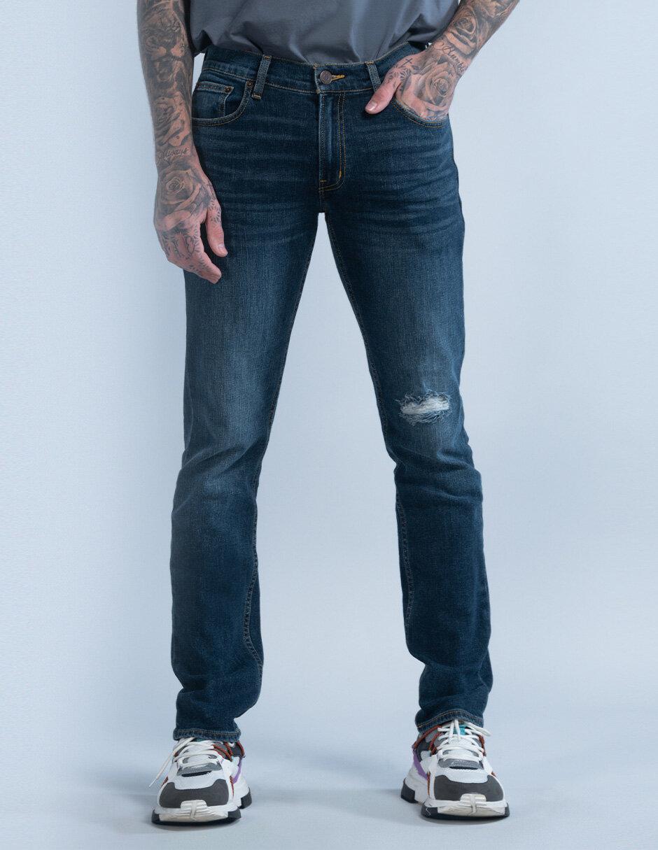 Pantalon Oggi Jeans Hombre Azul Gabardina Stretch Vaxter | Linio México -  ST571FA09T2KVLMX