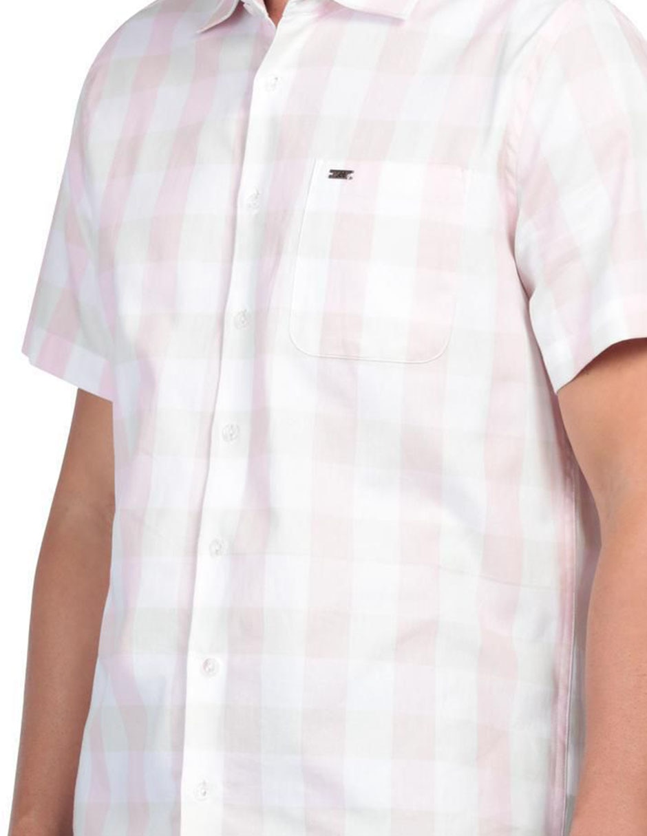 Camisa casual de algodón manga corta para hombre 5