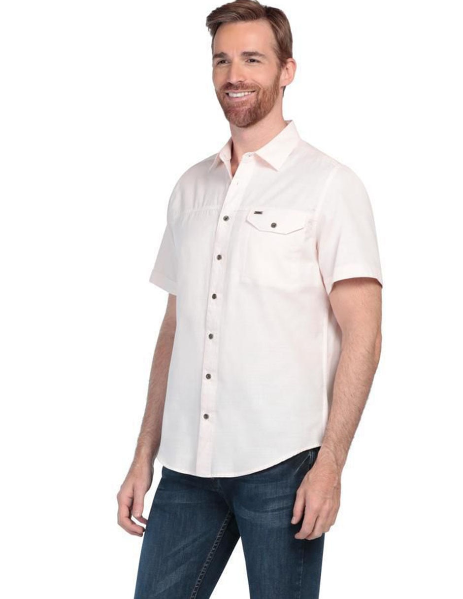 Camisa casual de algodón manga corta para hombre 2